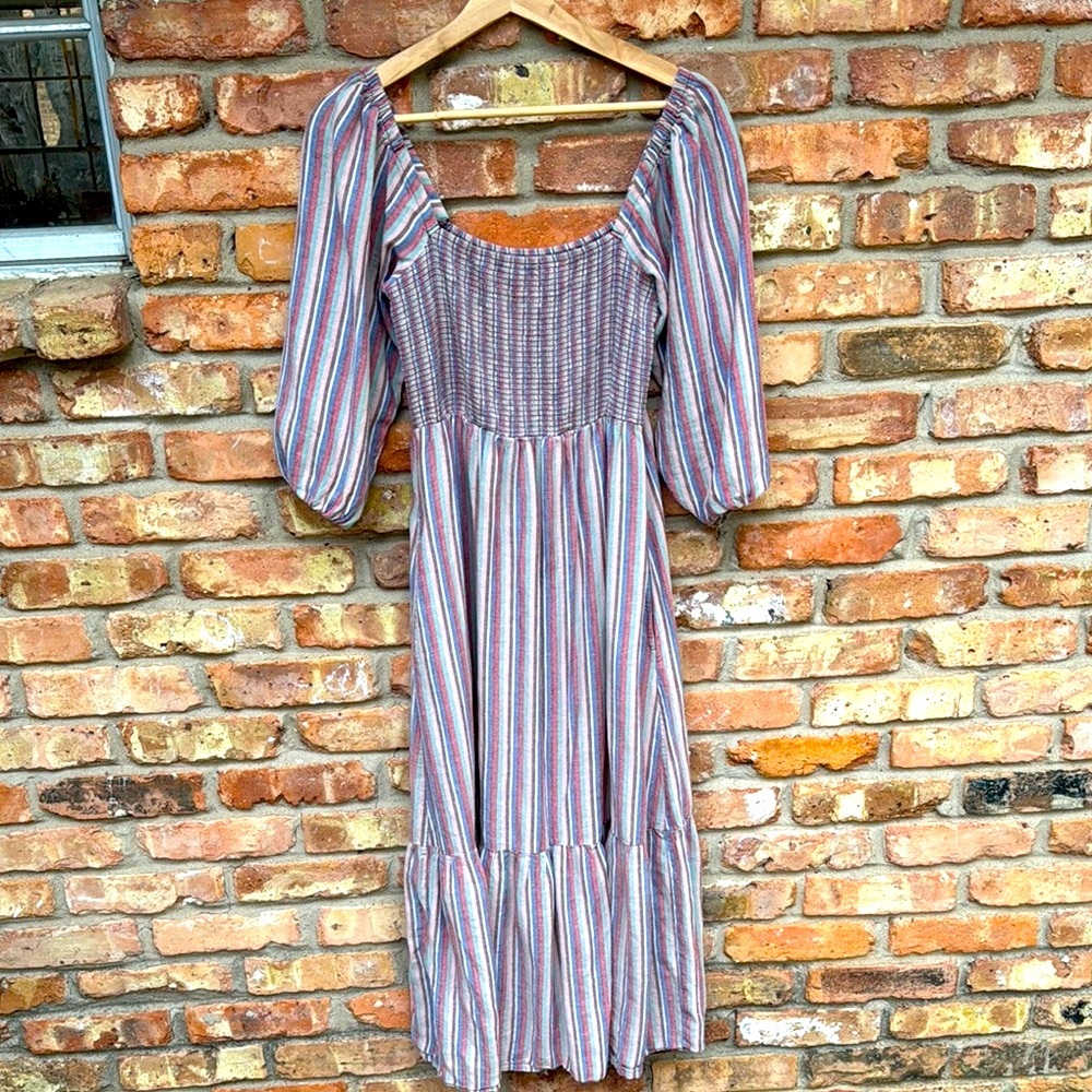 Striped Multicolor Women's Dress